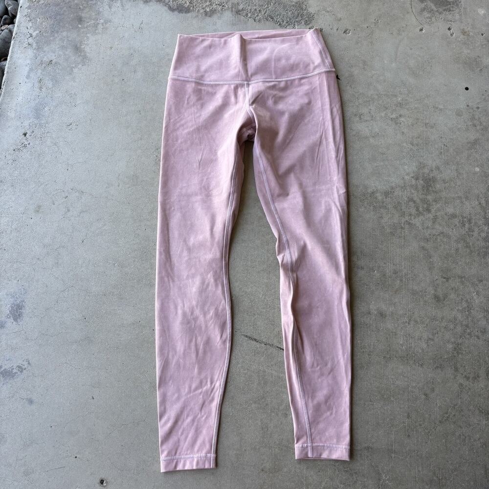 Lululemon Wunder Under High-Rise Tights Snow Washed Pink Mauve 28"